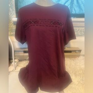 PINK Victoria's Secret Maroon Top